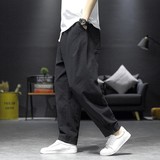 爆25新夏季棉麻风哈伦裤灯笼裤阔腿裤长裤星座311A-K222-P50，男装休闲裤，星座311A