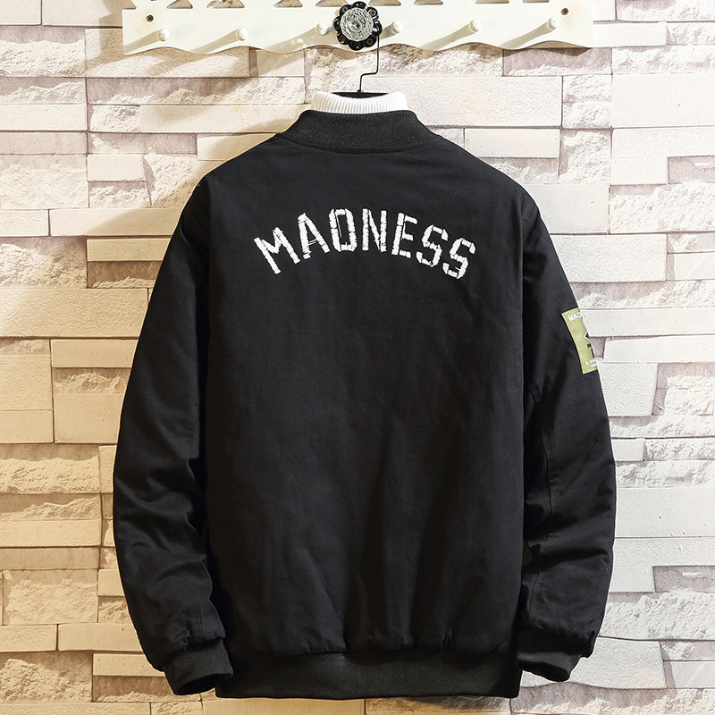 大货白墙25余文乐同款棒球服棉衣夹克加棉加厚XZ311A-j9011-p100,男装夹克,星座311A