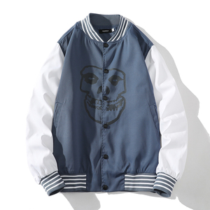 24秋季新款港风棒球服外套男拼色夹克青年学生XZ311A-JK16-P50图片