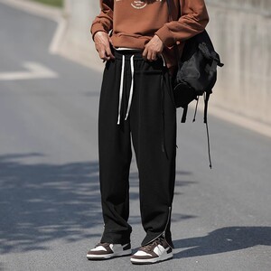 city boy23秋新大码男拼接运动卫裤小脚休闲拖地裤311A-w227-p55图片