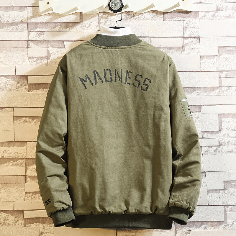 大货白墙25余文乐同款棒球服棉衣夹克加棉加厚XZ311A-j9011-p100,男装夹克,星座311A