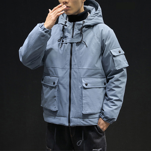 大货25冬新款工装棉衣男加厚大码连帽棉服XZ311A-my916-p115，男装棉衣，星座311A