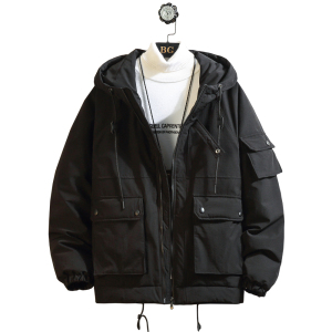 爆白墙大货25冬季工装棉衣男大码连帽棉服棉袄XZ311A-my916-p115图片