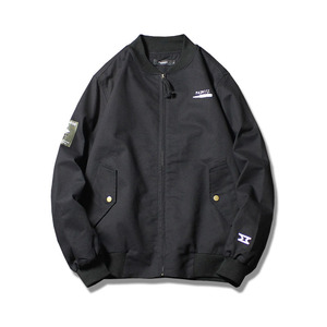 2021秋季余文乐同款棒球服男飞行员夹克控119-j901-p85图片