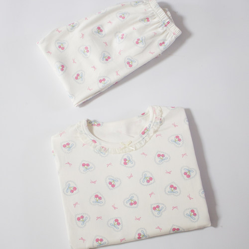春秋冬女童家居服套装秋衣裤