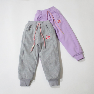 亏清货一条过冬厚棉裤冬季女童绵阳绒夹丝棉运动裤桔子优优