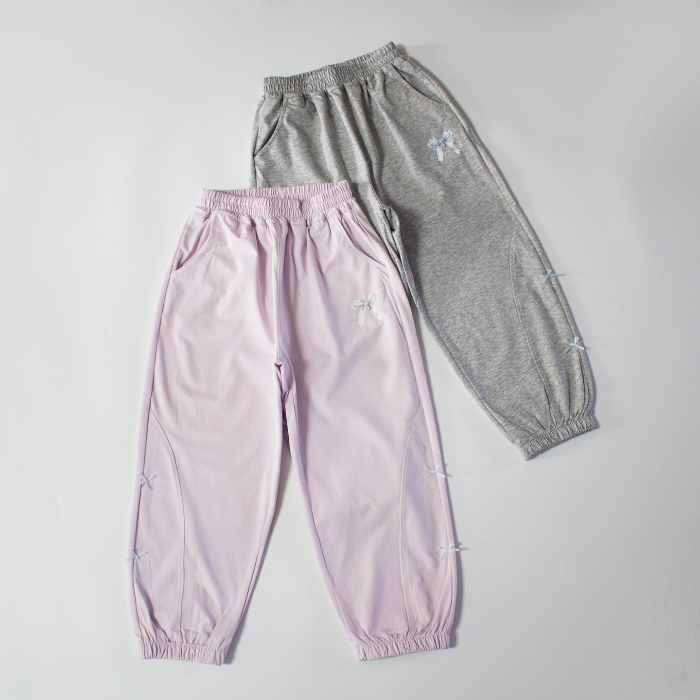 120-160码甜美好搭夏季女童防蚊裤棉质运动裤柔软清凉舒适长裤