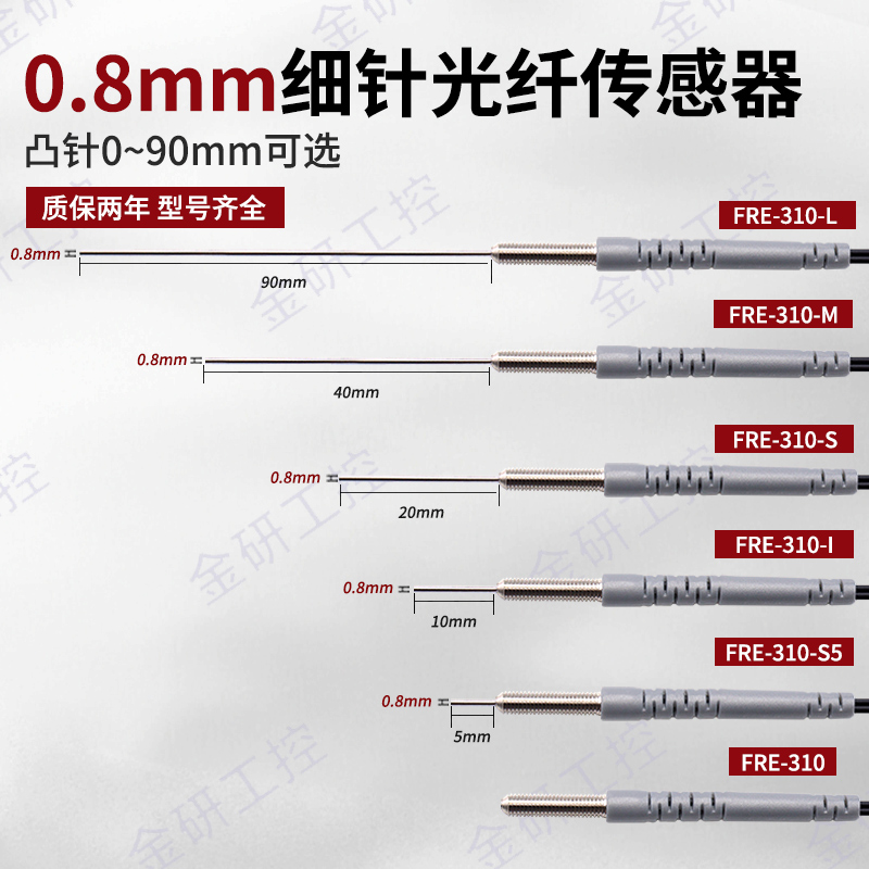 反射型M3细针管光纤传感器