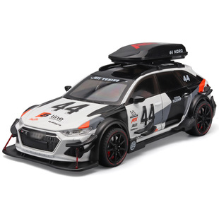 声光回力合金汽车模型可开门摆件儿童玩具1 版 车致奥迪RS6改装