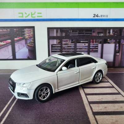 新款奥迪A4L合金声光回力车模