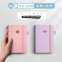 A6 светло -розовый + светлый фиолетовый [2 пакета]