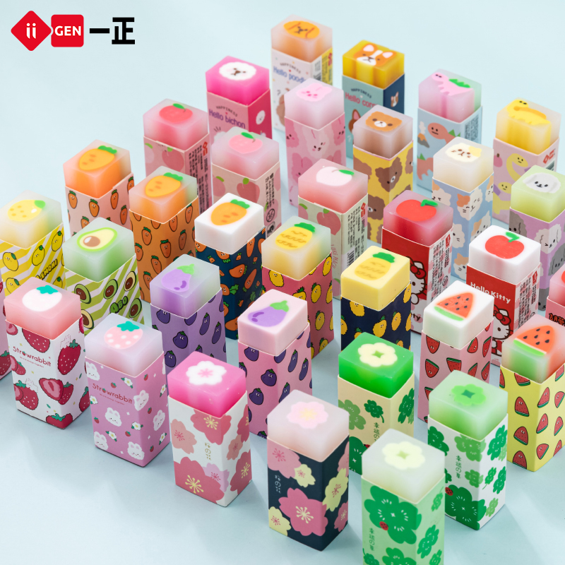铅笔橡皮擦创意卡通樱花像一正