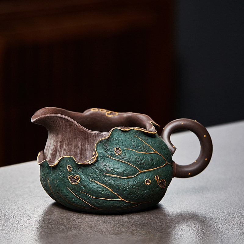 公道杯宜兴紫砂全纯手工大容量功夫茶具大号家用茶海茶具茶道用品,餐饮具,公道杯,淘宝优惠券,粉丝福利购,淘宝优惠卷