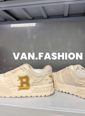 BOY LONDON专柜正品26春男女字母板鞋增高休闲鞋B261N7900513 599