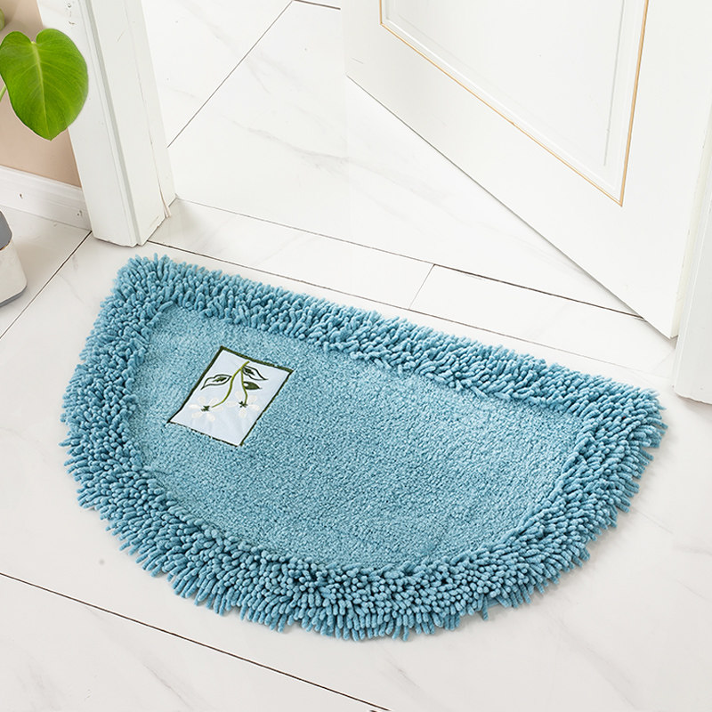 卫生间地垫纯棉半圆卧室门垫现代浴室防滑垫子吸水脚垫门口小地毯,居家布艺,家用脚垫,淘宝优惠券,粉丝福利购,淘宝优惠卷