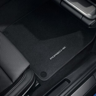 保时捷911卡宴Macan帕拉梅拉Taycan 718原厂丝绒脚垫进口原车地毯