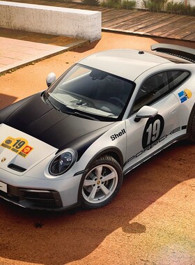 保时捷911Dakar原厂正品汽车拉花Rallye1971装饰贴膜车身贴画贴纸