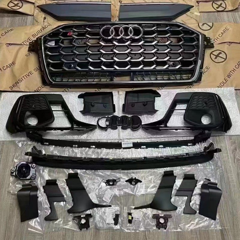 奧迪S8包圍新A8L升級S-line運動版Horch霍希版改裝S8前后包圍排氣