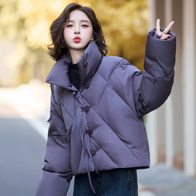 羽绒服女短款2025冬季新款高级感小个子时尚气质90白鸭绒加厚外套,女装/女士精品,羽绒服,淘宝优惠券,粉丝福利购,淘宝优惠卷