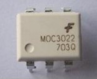 MOC3022 直插DIP-6 光电耦合器 三端双向可控硅输出