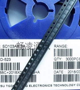 贴片肖特基二极管 SD103AX SOD523 S4丝印 0603 3000只/盘=108元