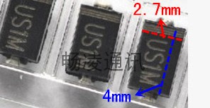 US1M UF4007 SMA HER107 整流快恢复二极管 一盘2000只=48元