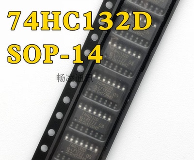 全新 74HC132 贴片 74HC132D 与非门 CMOS 逻辑IC逆变器 SOP-14