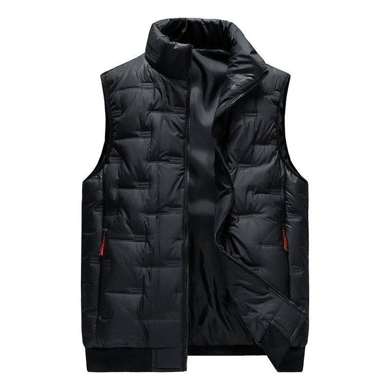 棉马甲男秋冬新款韩版休闲加厚保暖坎肩青年棉马甲男外套青年