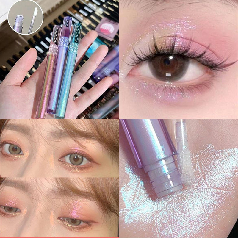 液体眼影一滴泪高光鎏金幻境变色龙珠光闪粉亮晶晶高光卧蚕提亮液