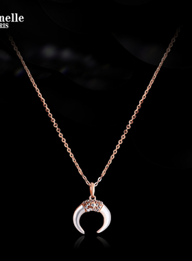 法国Eternelle法式小香风夏季新款项链轻奢小众原创设计感锁骨链