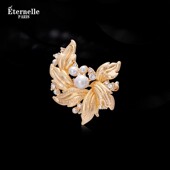 Eternelle法国永恒语秋胸针高档女胸花别针饰品开衫 配饰领针礼物