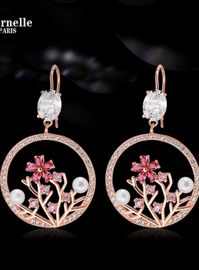 法国Eternelle艺术设计款耳饰 气质新款高级感耳环 百搭纯银耳坠