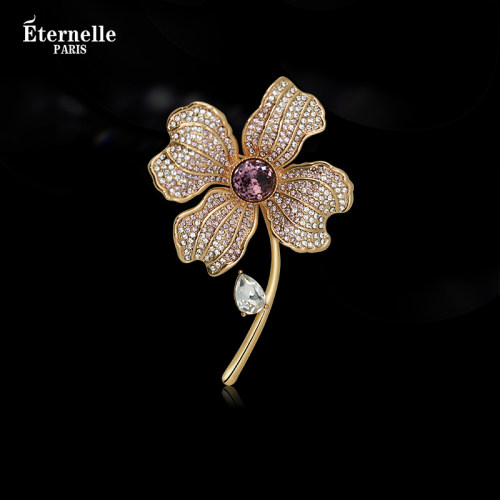 Eternelle轻奢高级感花朵胸针