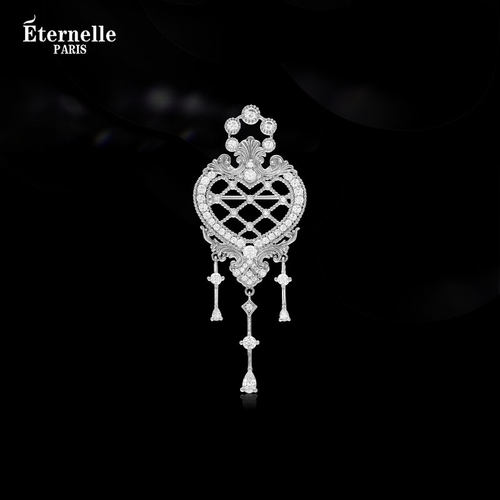 Eternelle圣心皇冠高级感胸针