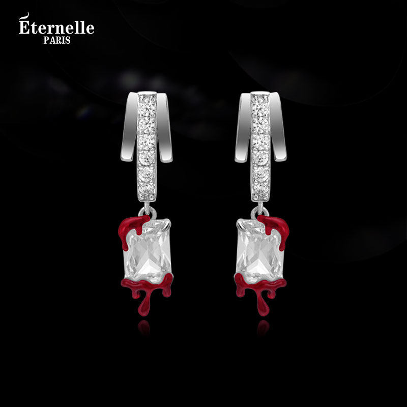 Eternelle法国永恒真爱如血系列耳饰小众个性耳钉设计感潮酷耳环,饰品/流行首饰/时尚饰品新,耳环,淘宝优惠券,粉丝福利购,淘宝优惠卷