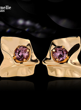 法国Eternelle原创设计师款耳环女2025年新款耳饰轻奢高级感耳钉