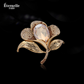 Eternelle法国永恒法式 复古高档胸针小众设计感大衣配饰领针胸花