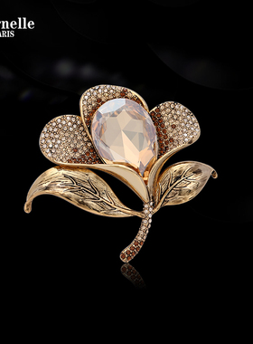 Eternelle法国永恒法式复古高档胸针小众设计感大衣配饰领针胸花