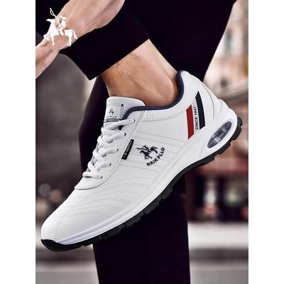 保罗男鞋2025春季新款运动休闲鞋男士旅游鞋气垫防滑皮鞋大码男款