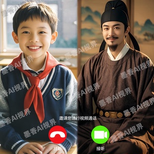 Ai视频数字人对口型照片开口说话课本历史人物对话代做制作微视频