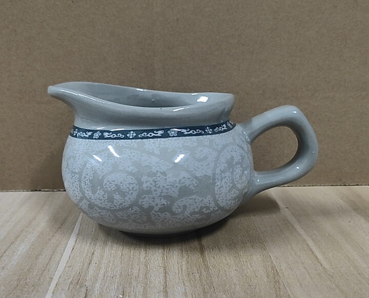 牡丹陶瓷公道杯奶壶家用侧把分茶器随机茶海粗陶茶过滤公杯倒茶杯