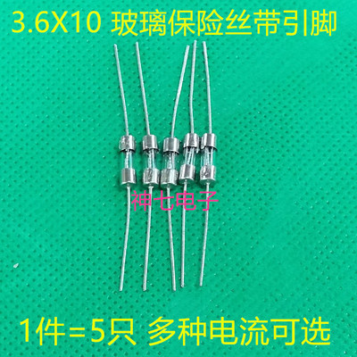 带线T3A T5A 250VT10A电瓶车电动充电器保险管丝快速充电站包邮