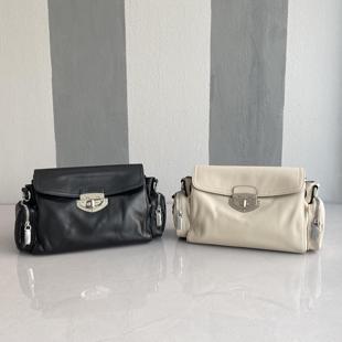 欧美订单尾货~进口头层牛皮~小众设计师款洋气时尚腋下包斜挎包