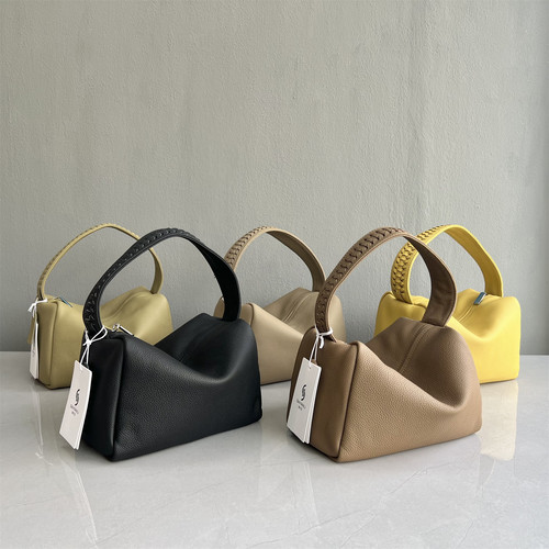 捡漏！吊牌价799！撤柜单~togo牛皮~质感高级简约原创编织河豚包