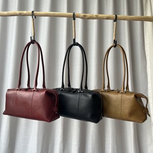 腋下包 尾货亏本清仓进口头层牛皮小众复古洋气时尚 捡漏 柜价300