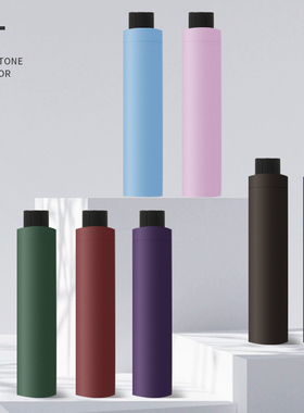 大号黑胶防晒三折叠晴雨伞遮阳伞太阳伞防紫外线定制印LOGO广告伞