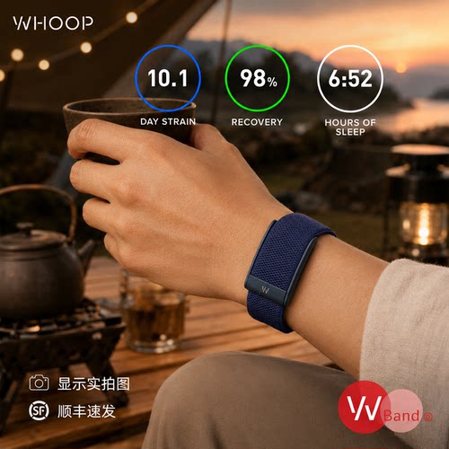 Whoop5.0午夜蓝尼龙编织表带