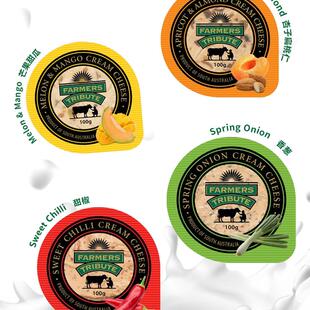 澳洲辛尼里奇杏子奶油奶酪即食水果甜瓜甜椒甜味芝士CreamCheese