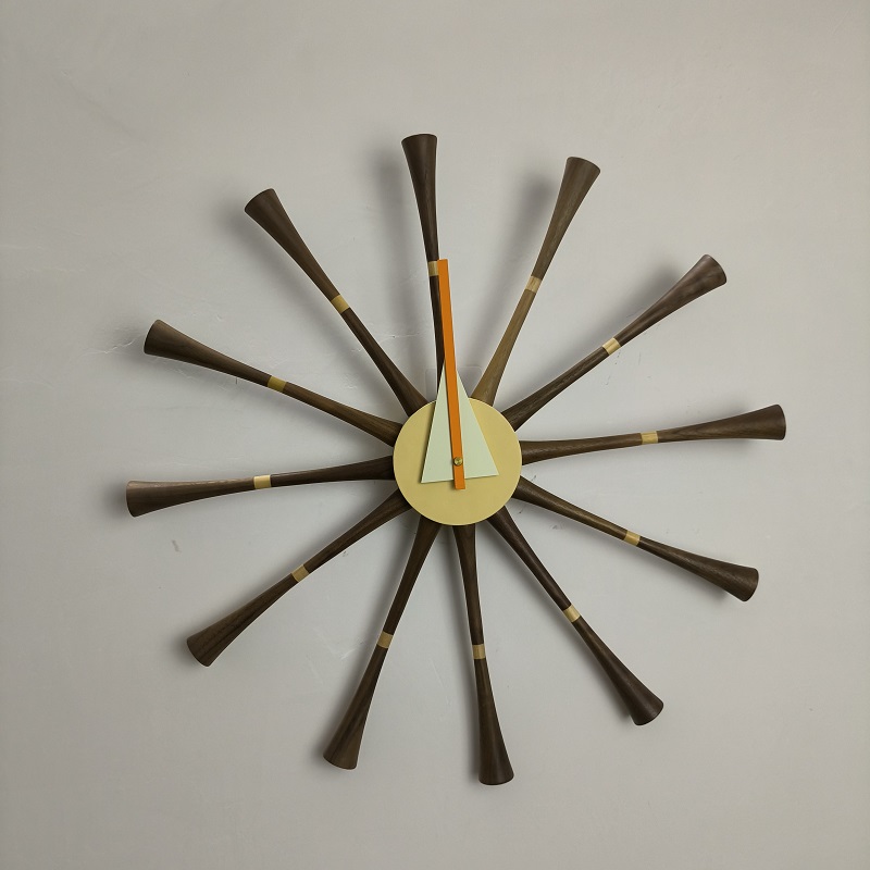 欧式创意风壁挂钟表扫秒机芯