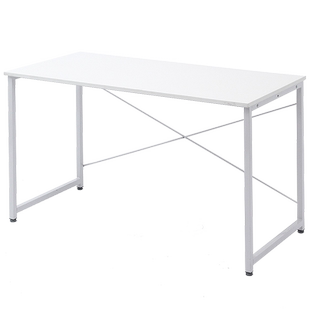 日本SANWA电脑桌办公桌简约时尚钢架台式现代男家用卧室租房女生简易学生书桌学习写字桌长条桌转角L型桌子